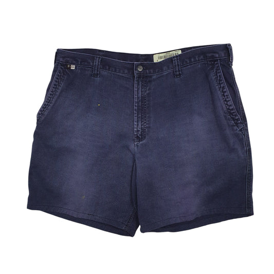 Mens Navy Carhartt  Chino Shorts