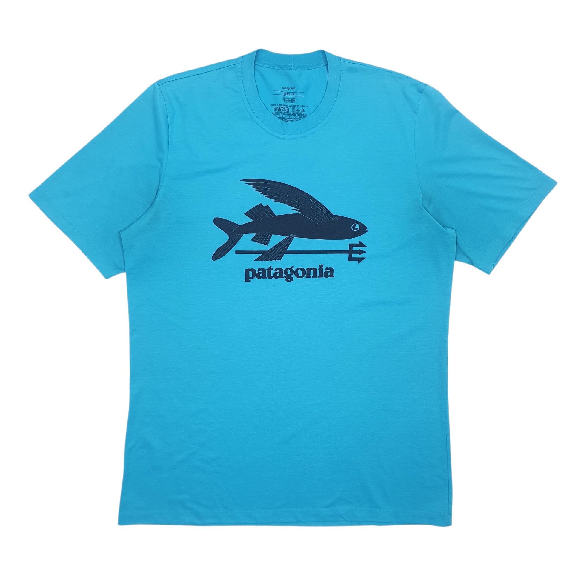 Mens Blue Patagonia  Short Sleeve T Shirt