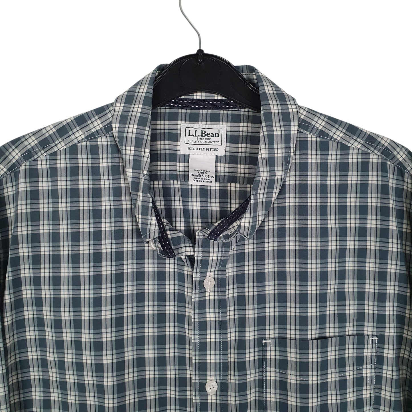Mens Green L.L.Bean   Shirt