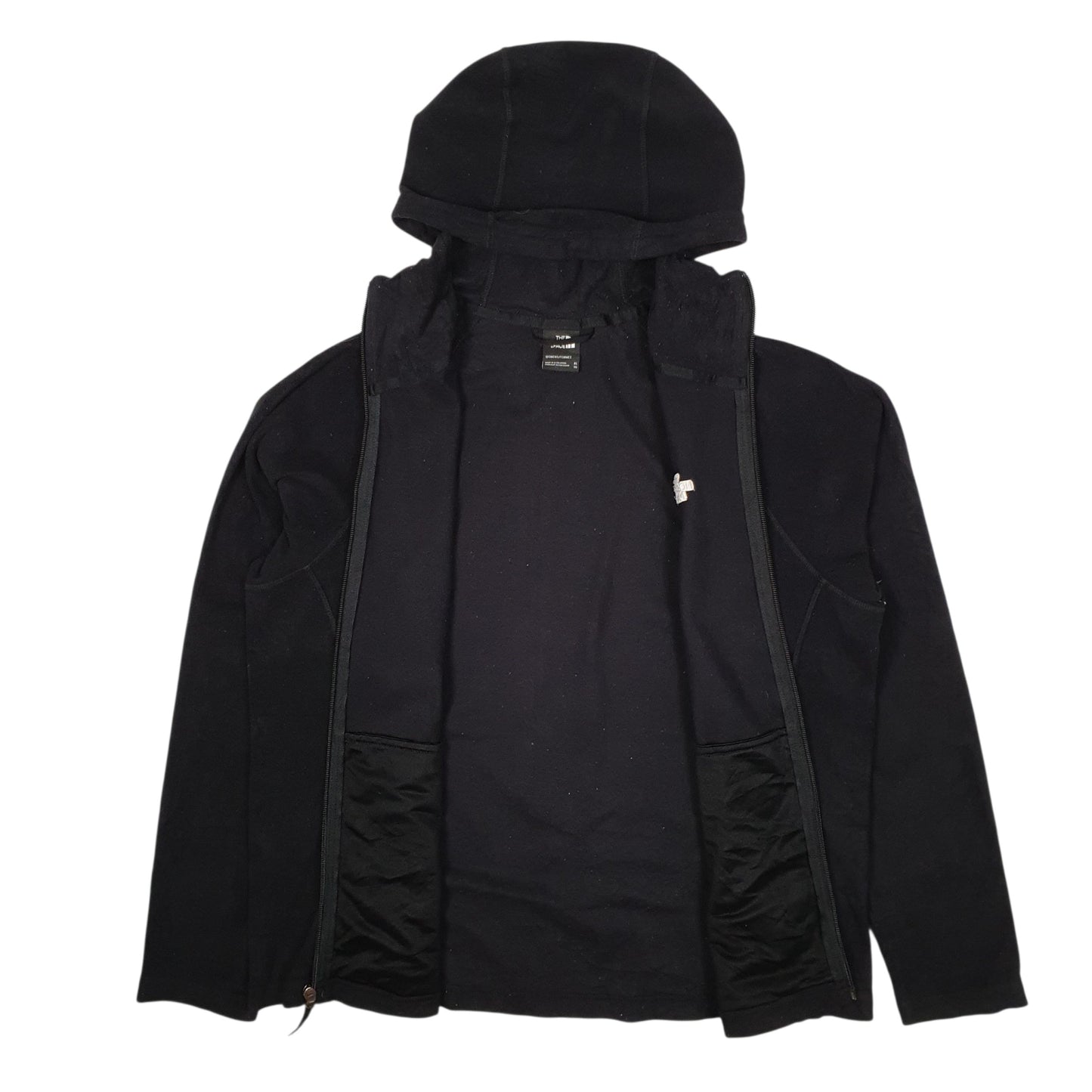 Womens Black The North Face Hoodie Full Zip Jumper