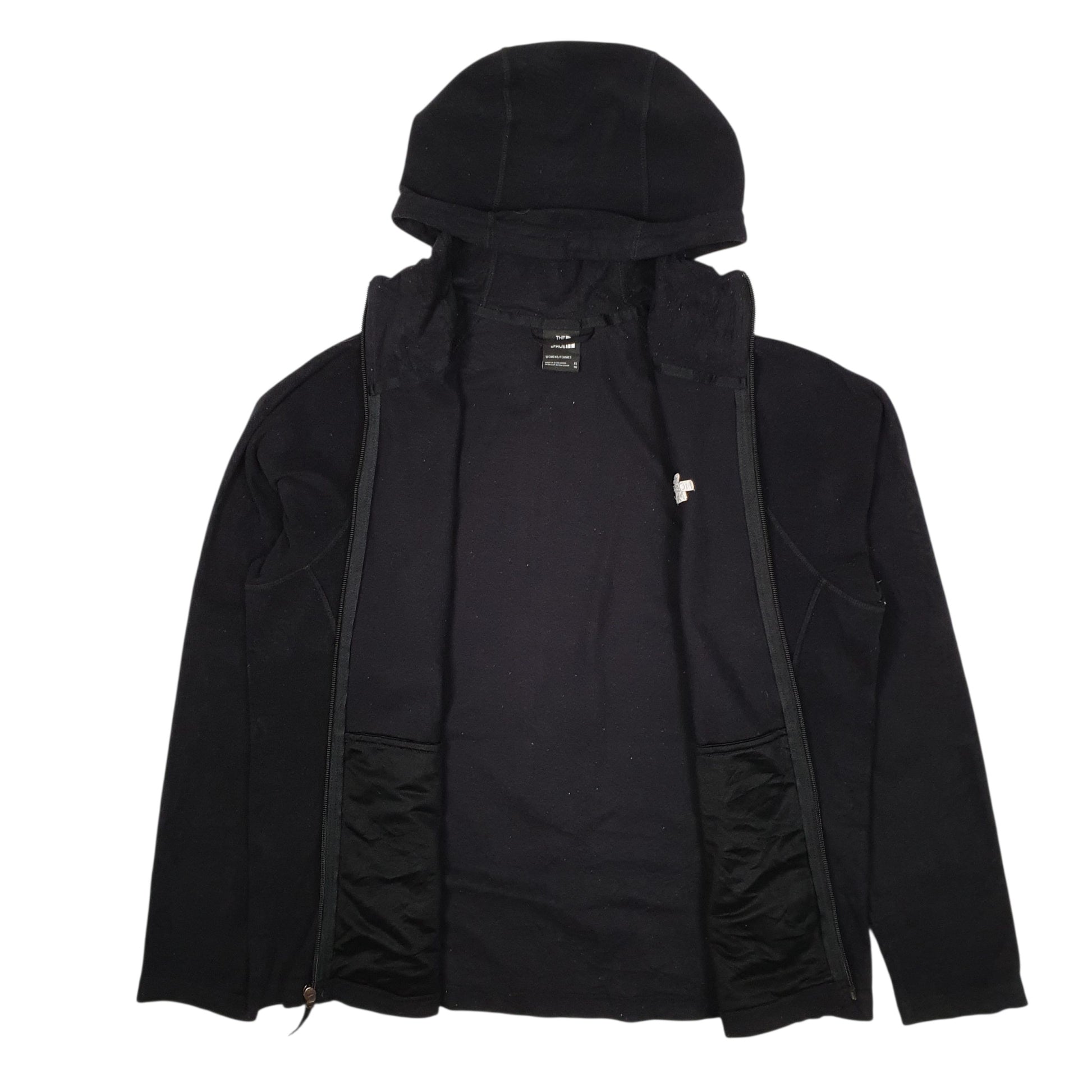 Womens Black The North Face Hoodie Full Zip Jumper