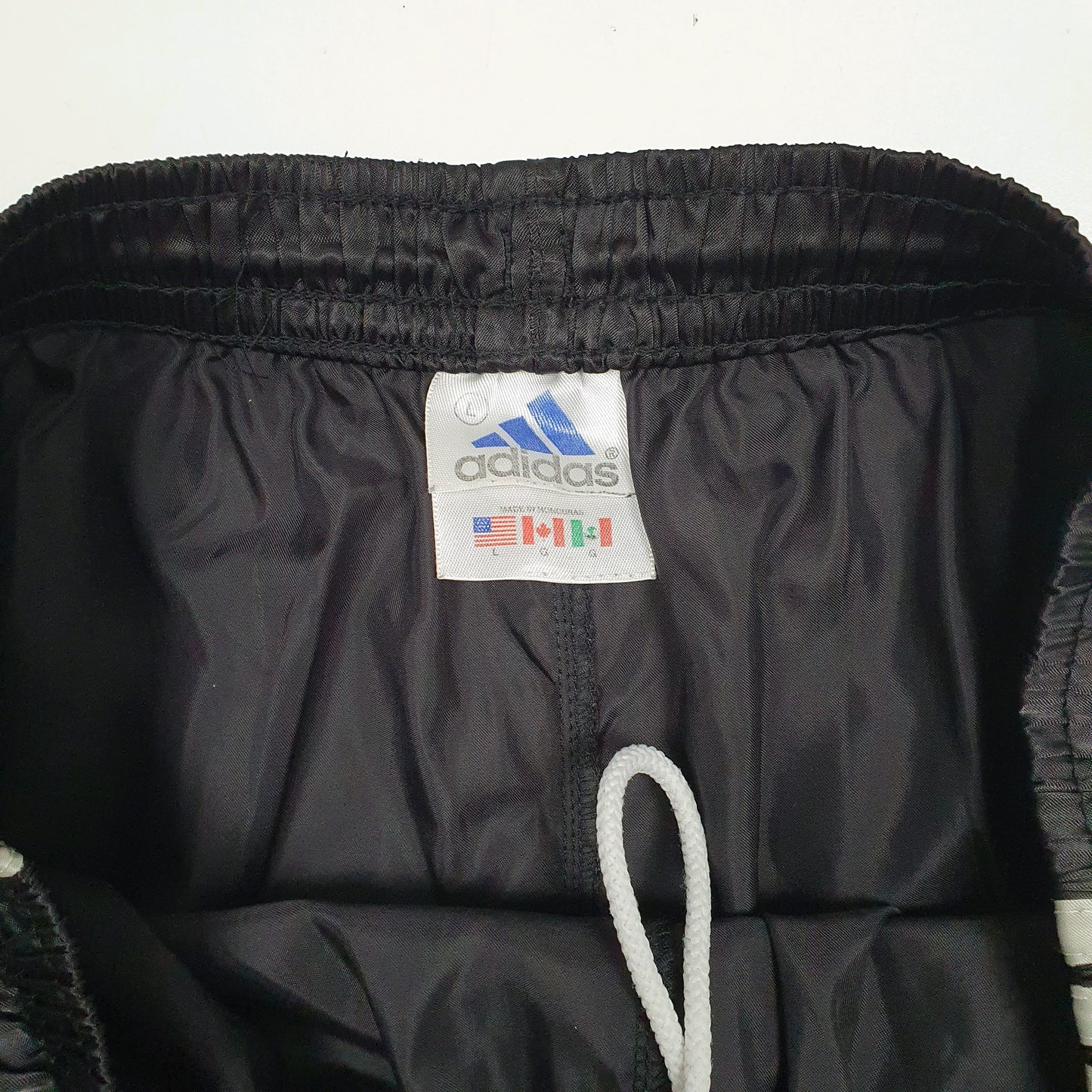 Mens Black Adidas Vintage 90s  Shorts