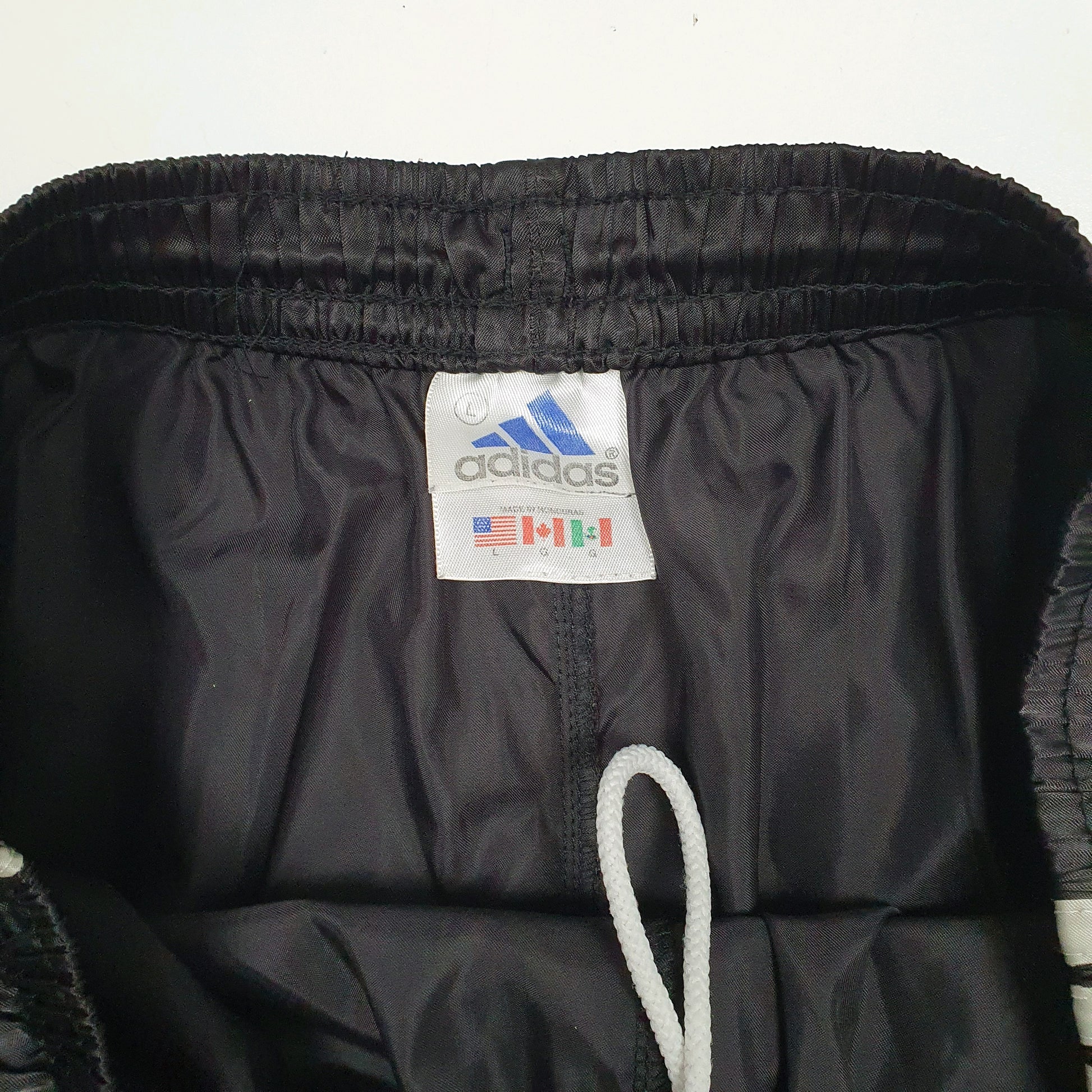 Mens Black Adidas Vintage 90s  Shorts