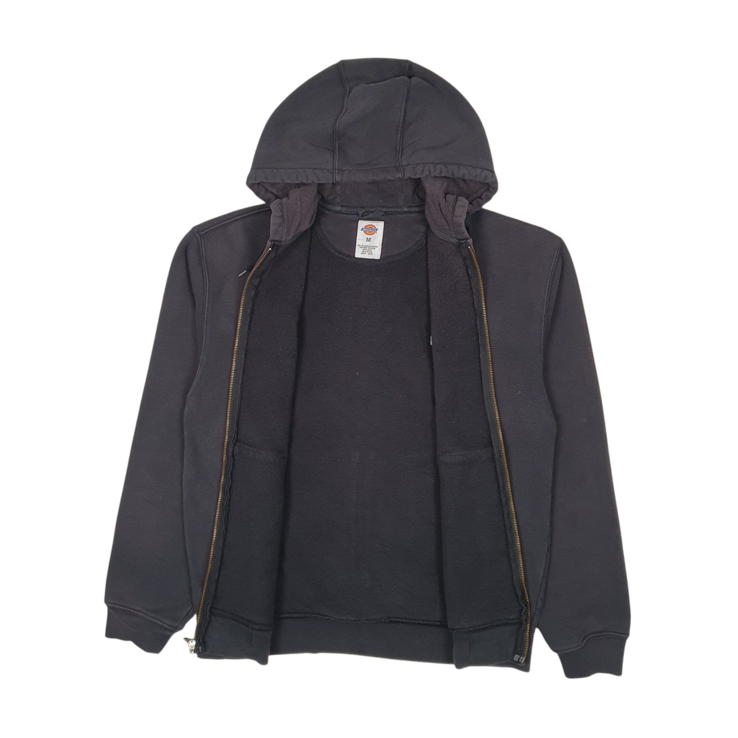 Mens Navy Dickies Hoodie Full Zip Jumper