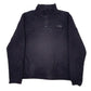 Mens Black The North Face Button Up Quarter Zip Jumper