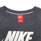 Mens Black Nike Spellout Crewneck Jumper