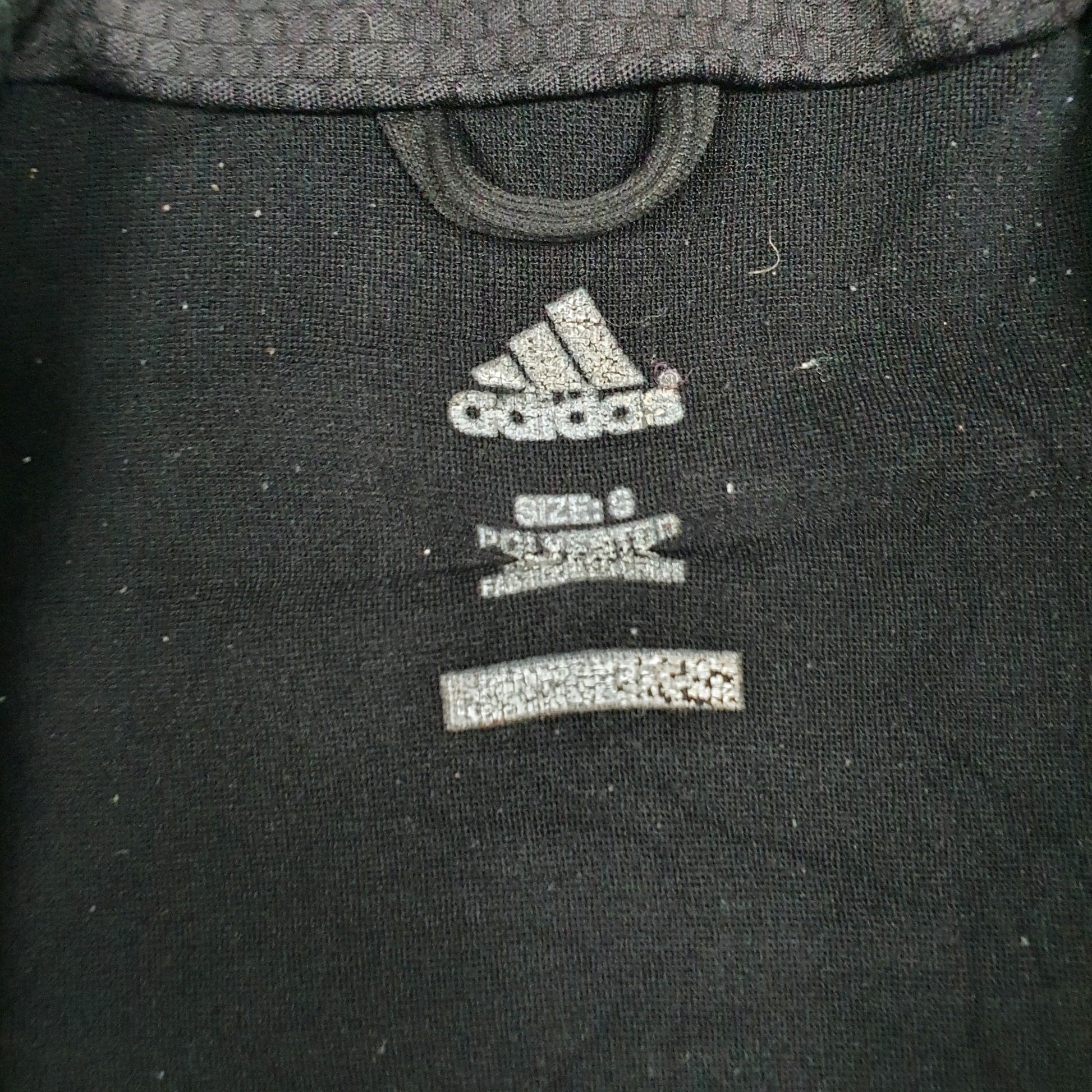 Mens Black Adidas  Full Zip Jumper
