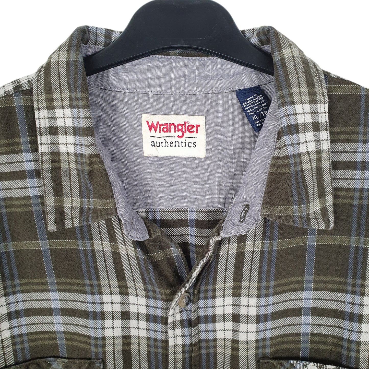 Mens Green Wrangler   Shirt