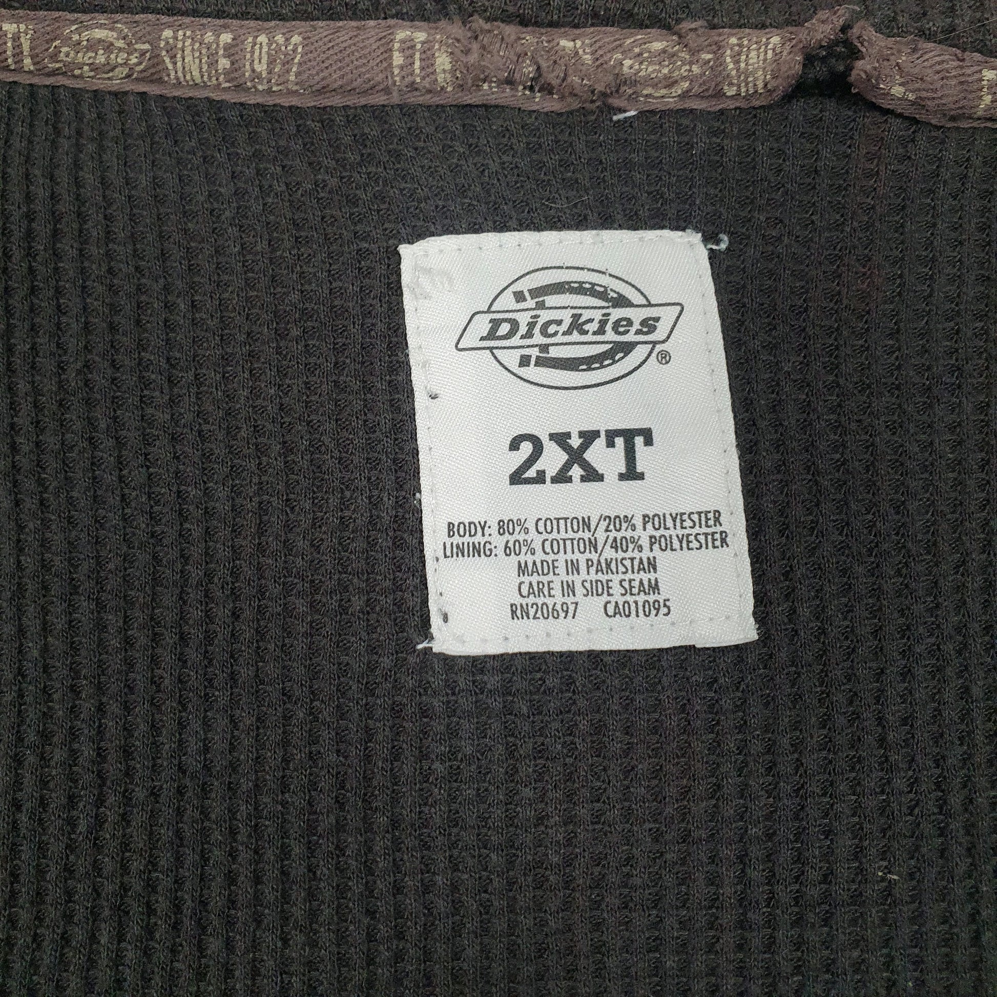 Mens Black Dickies  Full Zip Jumper