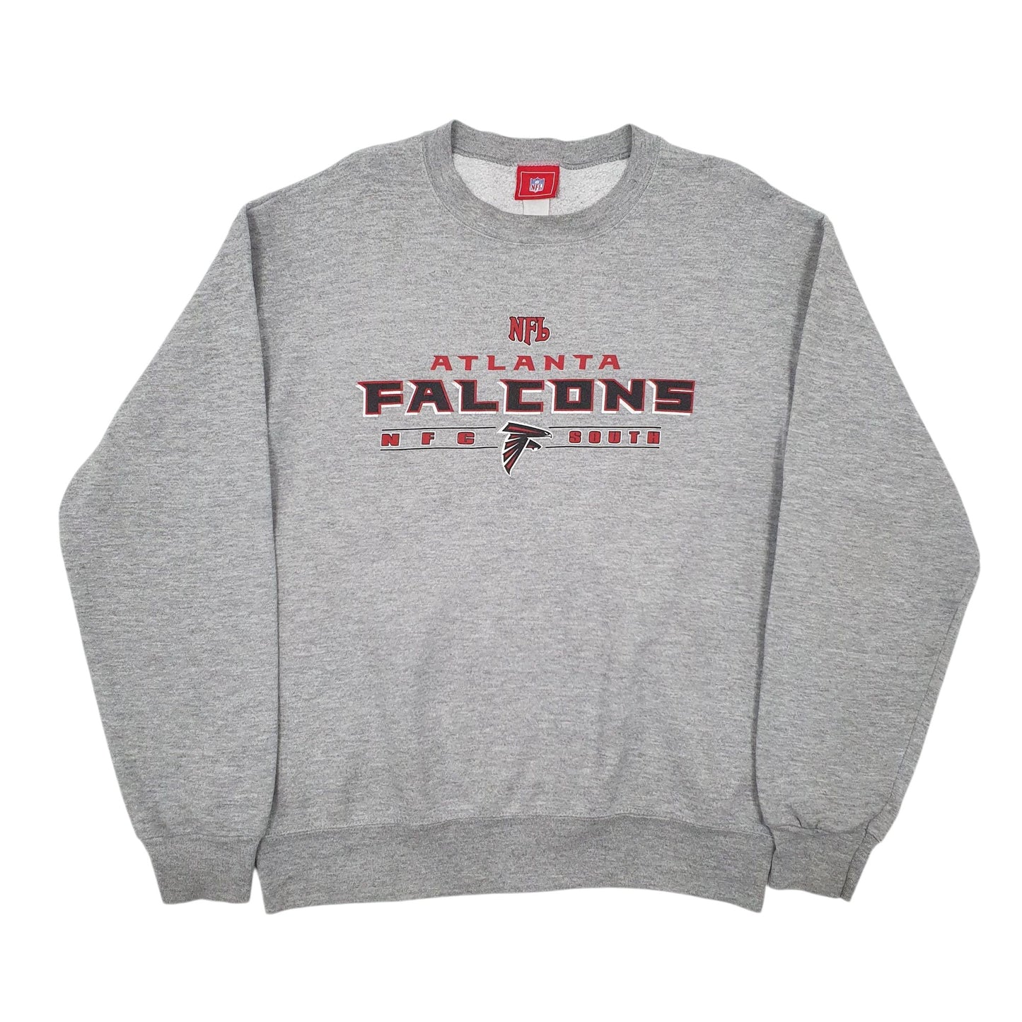 Mens Grey NFL Atlanta Falcons Crewneck Jumper