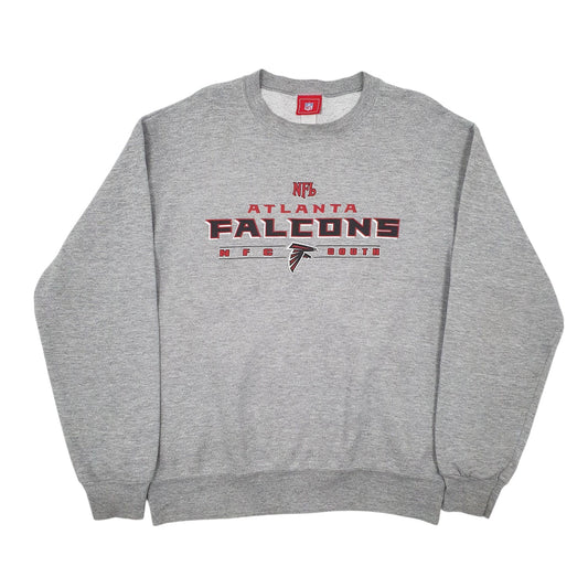 Mens Grey NFL Atlanta Falcons Crewneck Jumper