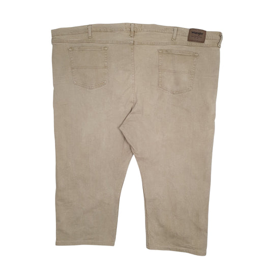 Mens Beige Wrangler   Jeans