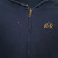 Mens Navy Carhartt Original Fit Full Zip Jumper