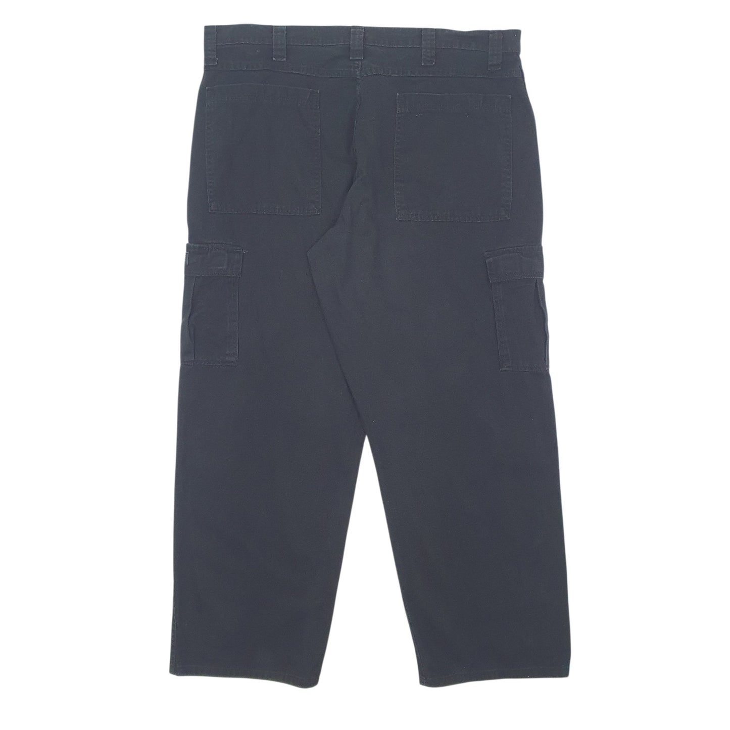 Mens Black Wrangler   Trousers