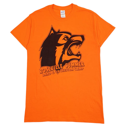 Mens Orange Gildan  Short Sleeve T Shirt