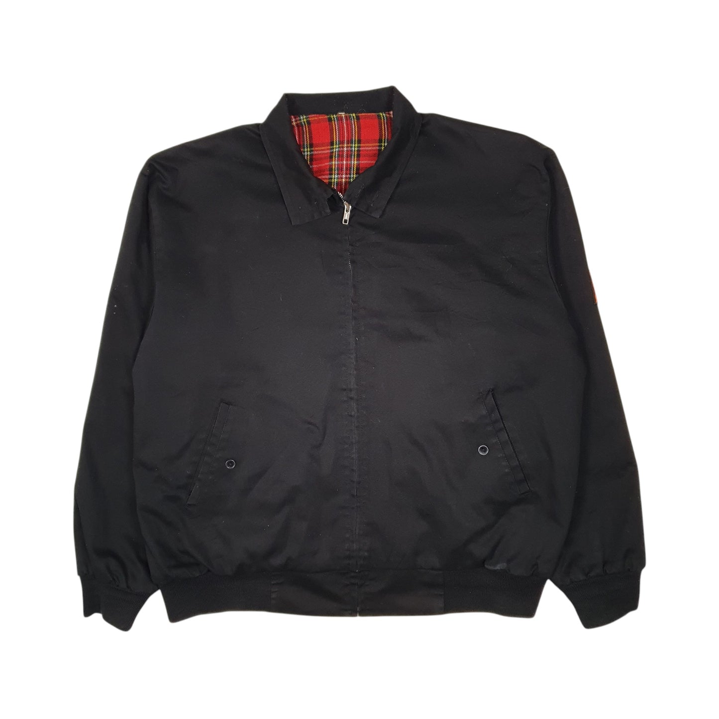 Mens Black Unbranded Harrington ACDC  Coat