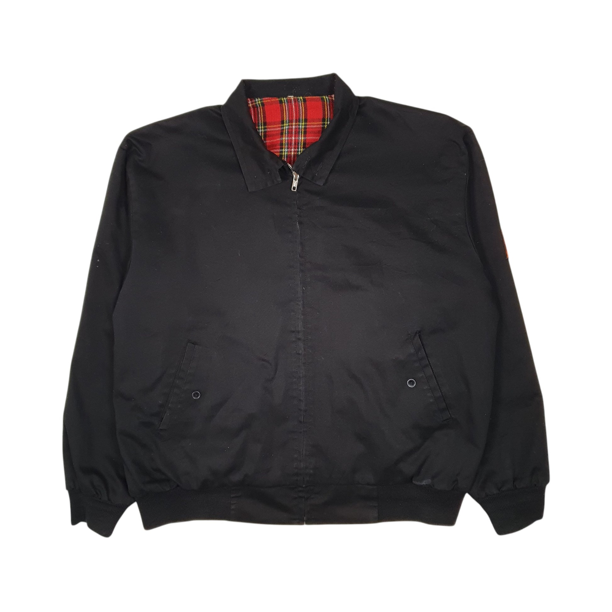 Mens Black Unbranded Harrington ACDC  Coat