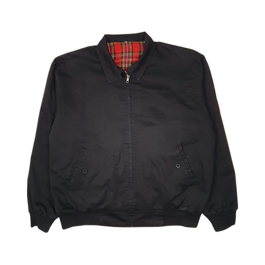 Mens Black Unbranded Harrington ACDC  Coat