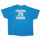 Mens Blue Unbranded Greenville Softball Crewneck T Shirt
