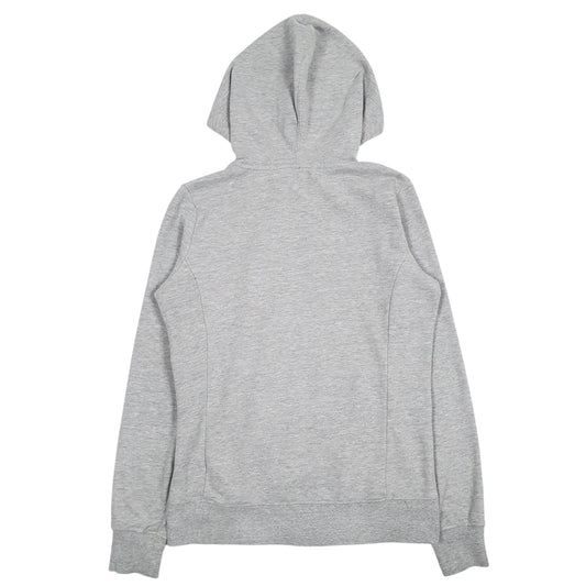 Womens Grey The North Face Spellout Hoodie Jumper