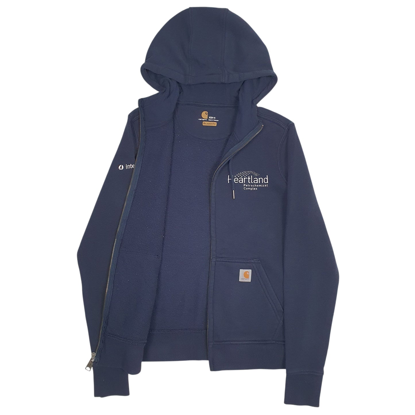 Womens Navy Carhartt  Full Zip Jumper