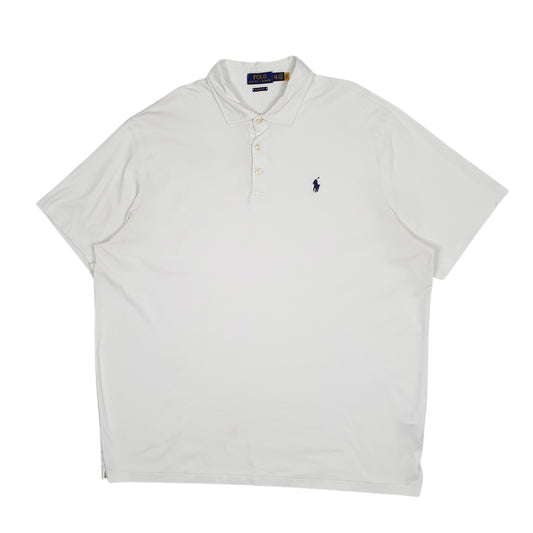 Mens White Polo Ralph Lauren  Short Sleeve Polo Shirt