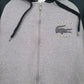 Womens Grey Lacoste Sport Full Zip Jumper