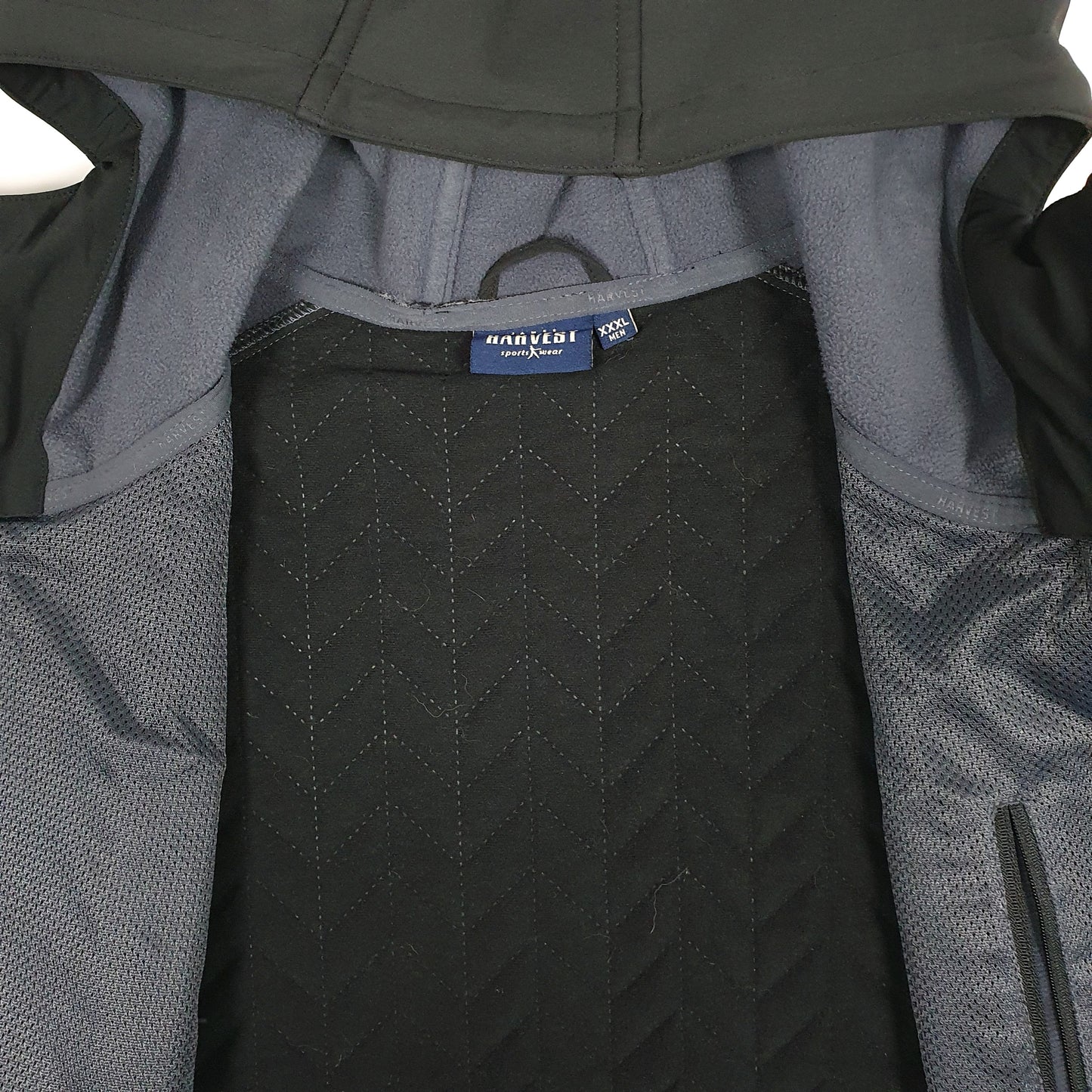 Mens Black James Harvest Activewear  Coat