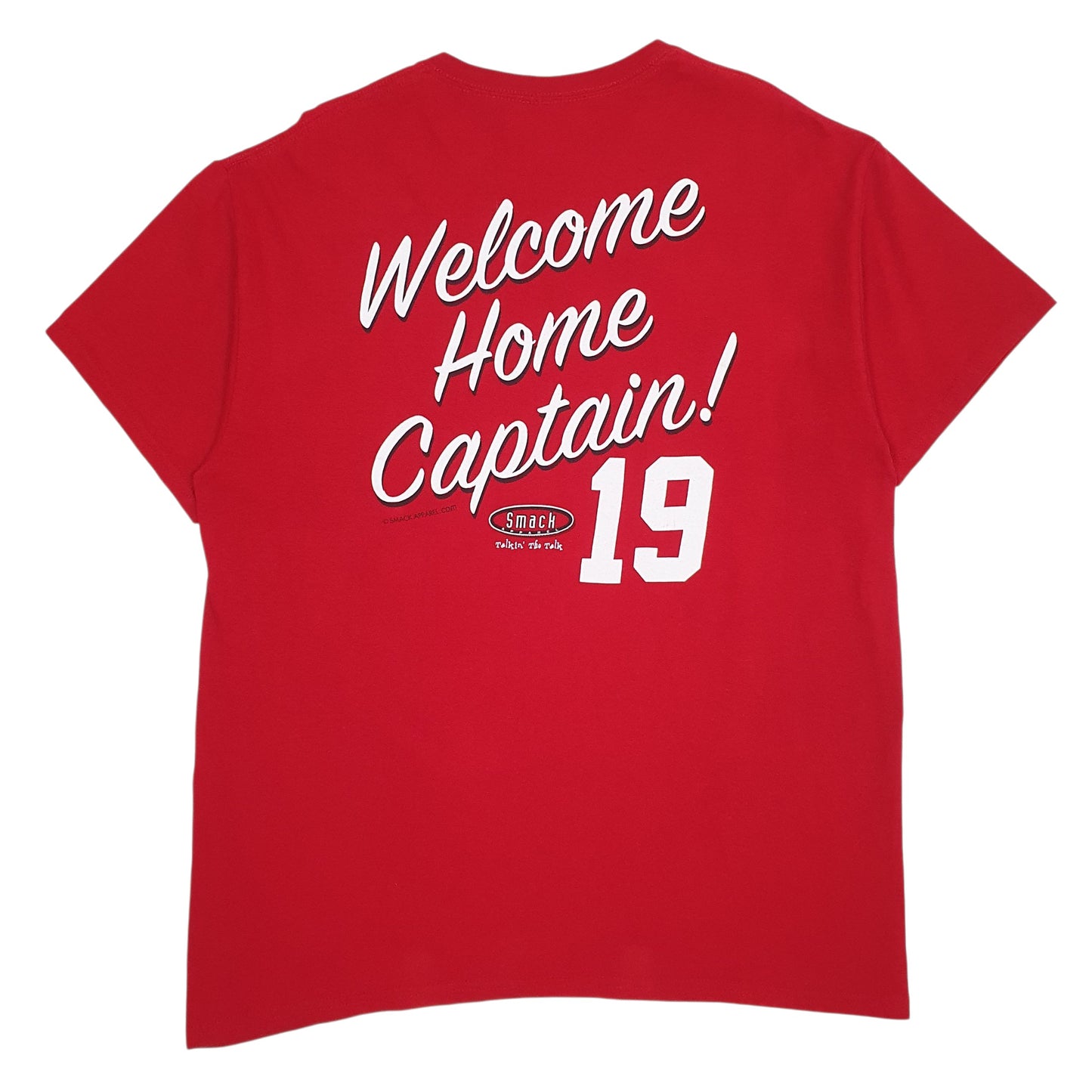 Mens Red Gildan   T Shirt