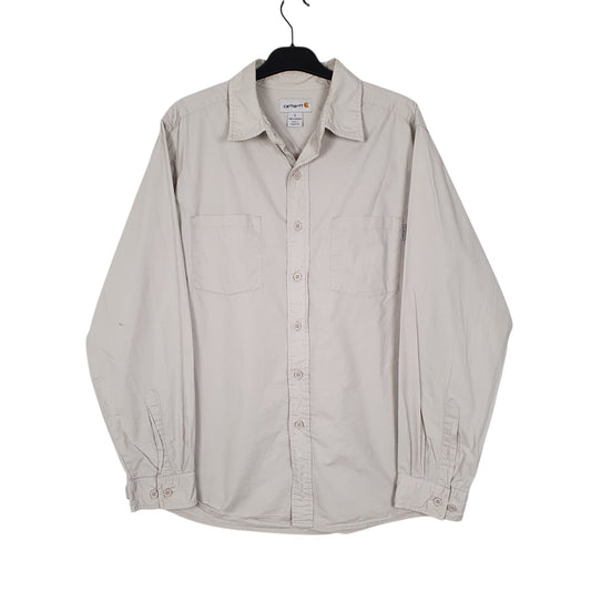 Mens Grey Carhartt  Long Sleeve Shirt