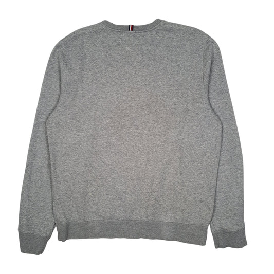 Mens Grey Tommy Hilfiger  Crewneck Jumper