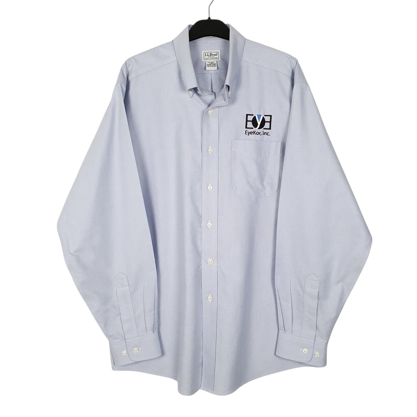 Mens Blue L.L.Bean  Long Sleeve Shirt