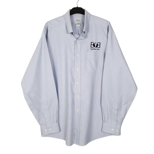 Mens Blue L.L.Bean  Long Sleeve Shirt