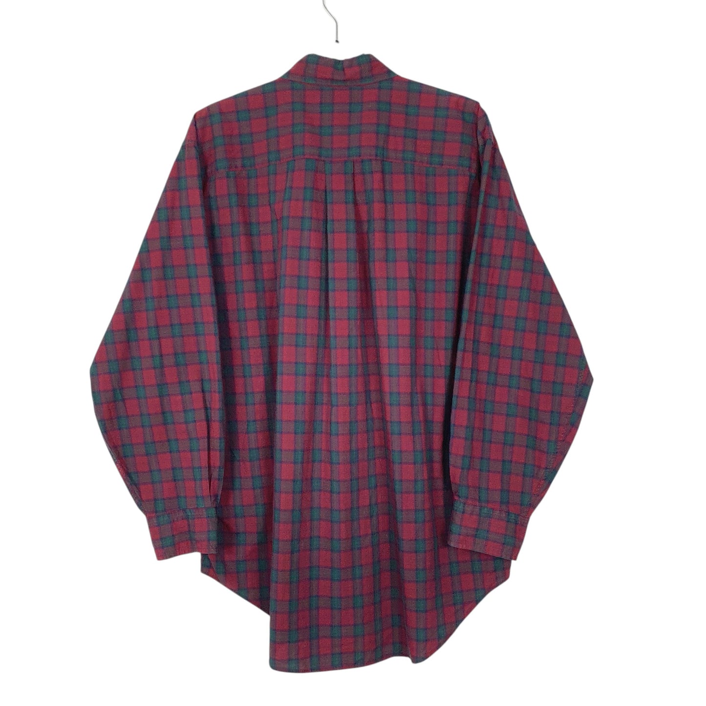 Mens Burgundy L.L.Bean Vintage 90s  Shirt