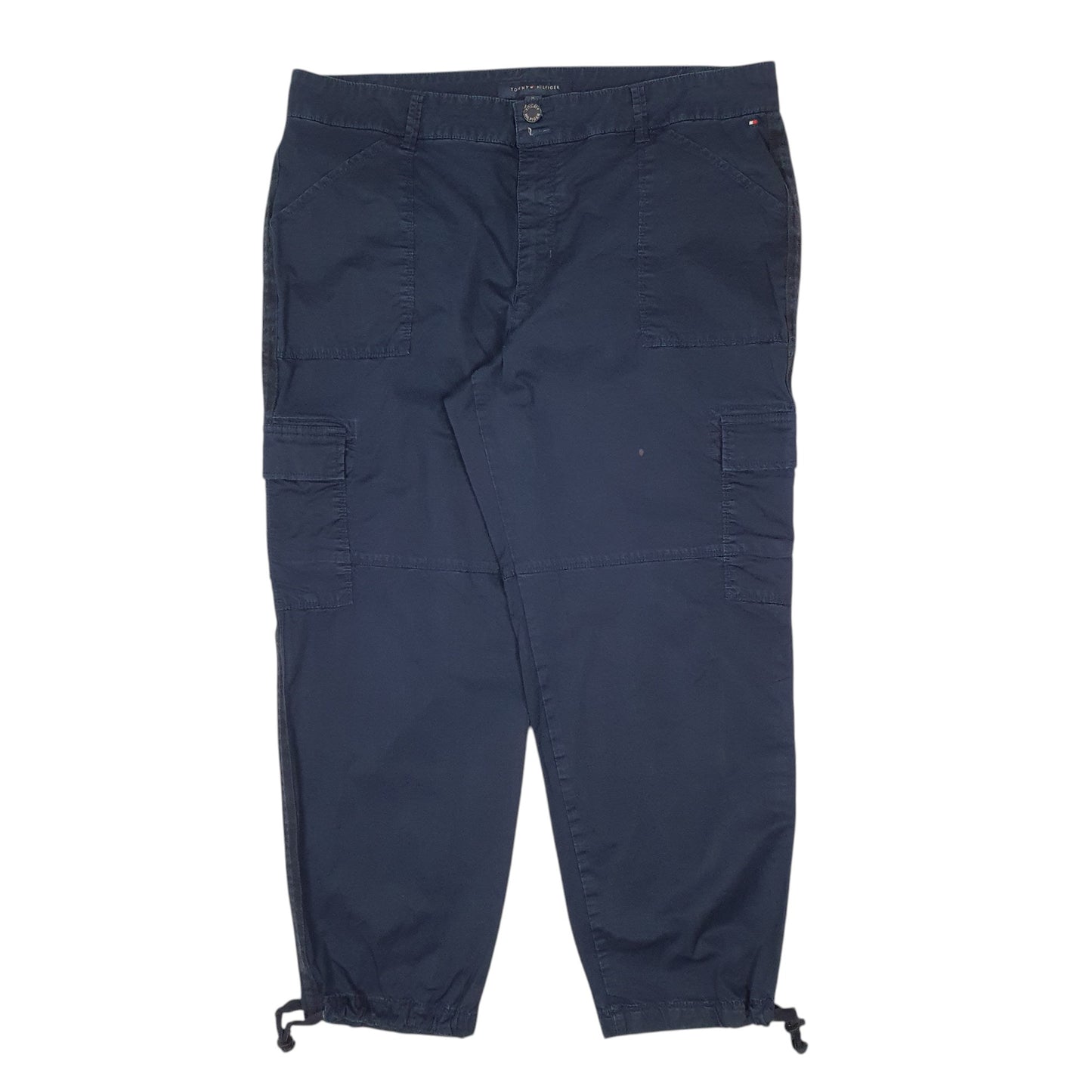 Womens Navy Tommy Hilfiger Chelsea Cargo Trousers