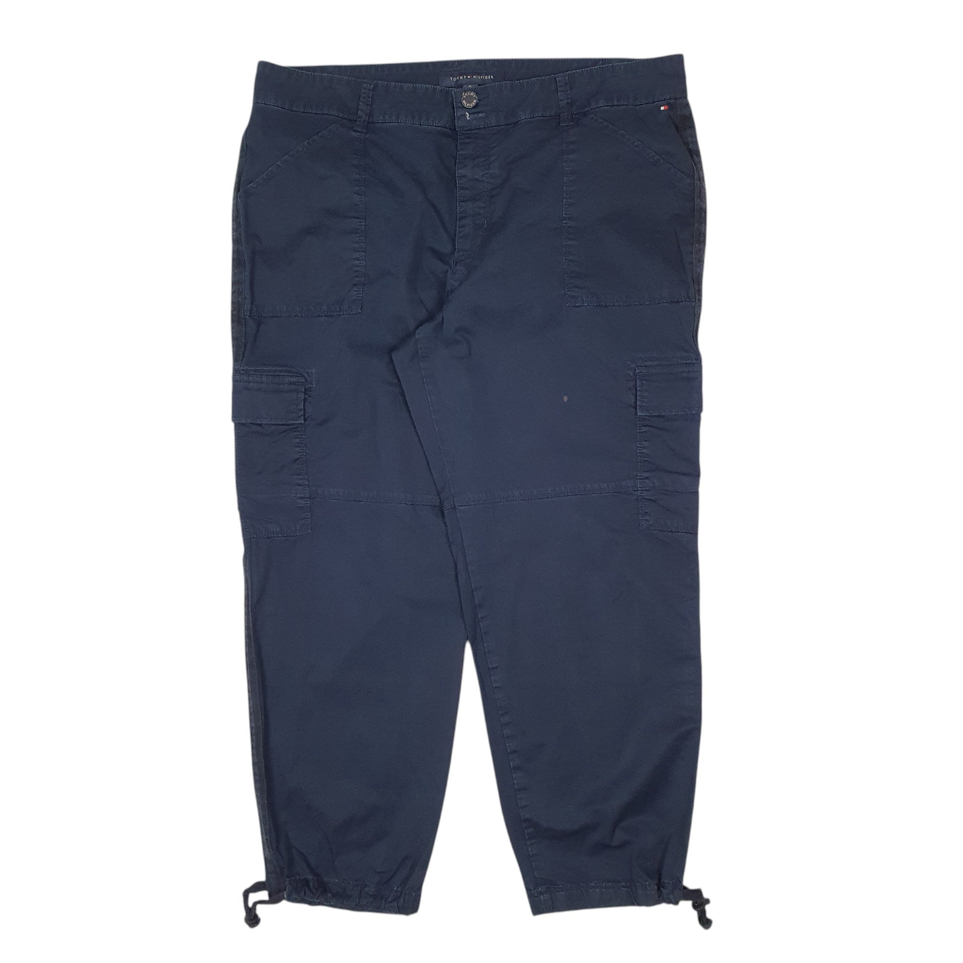 Womens Navy Tommy Hilfiger Chelsea Cargo Trousers