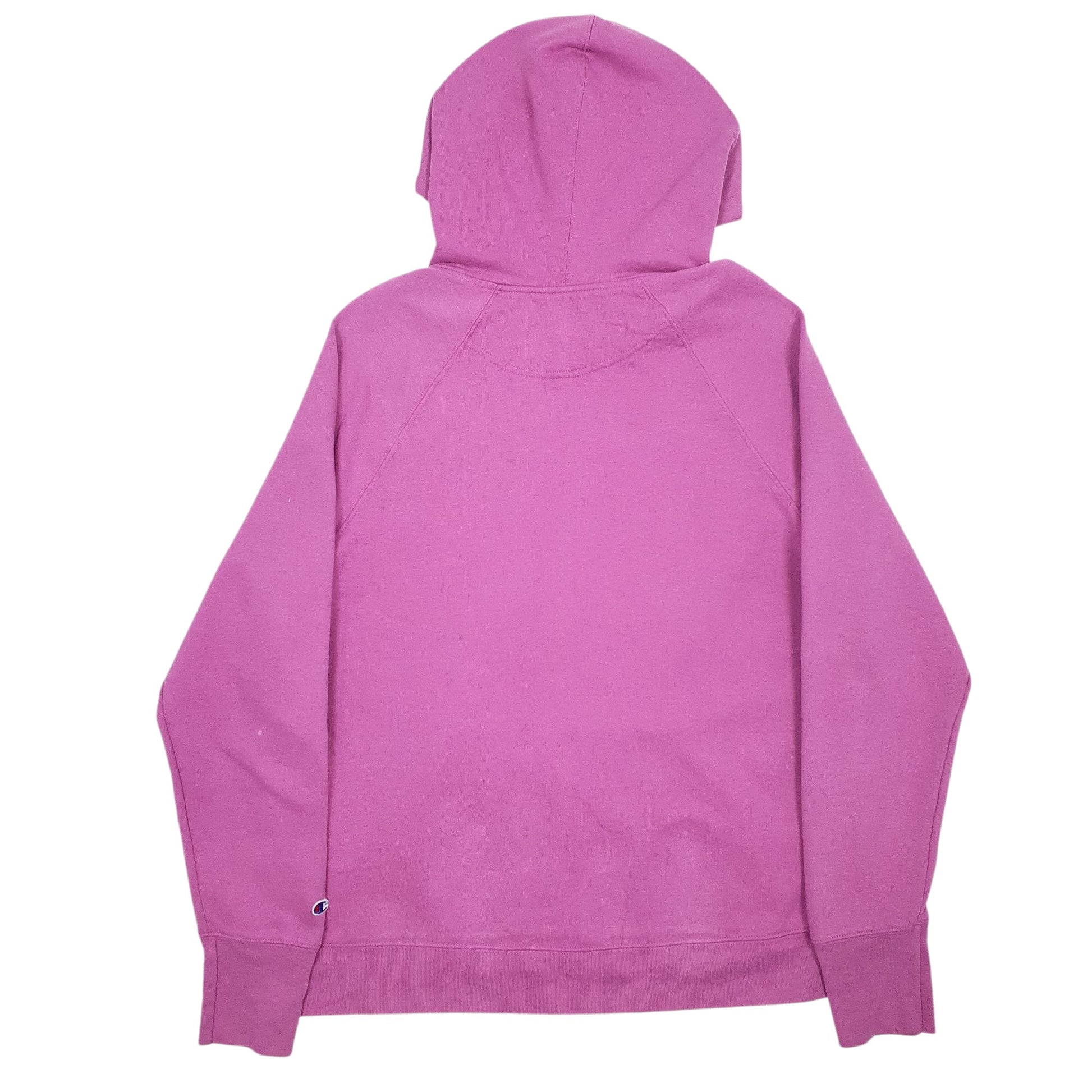 Womens Pink Champion Spellout Hoodie Jumper