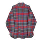 Mens Red L.L.Bean Tall Vintage 90s Chamois Cloth  Shirt
