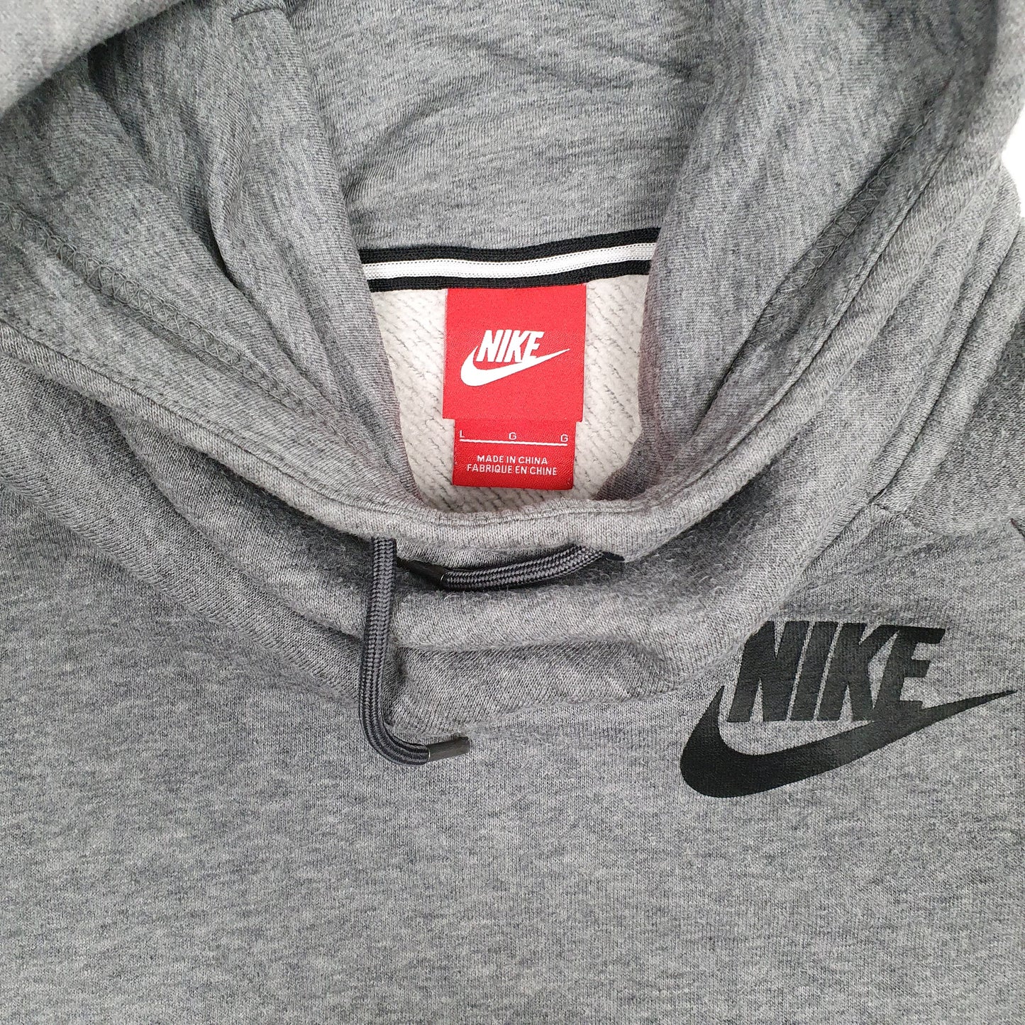 Womens Grey Nike  Hoodie Jumper