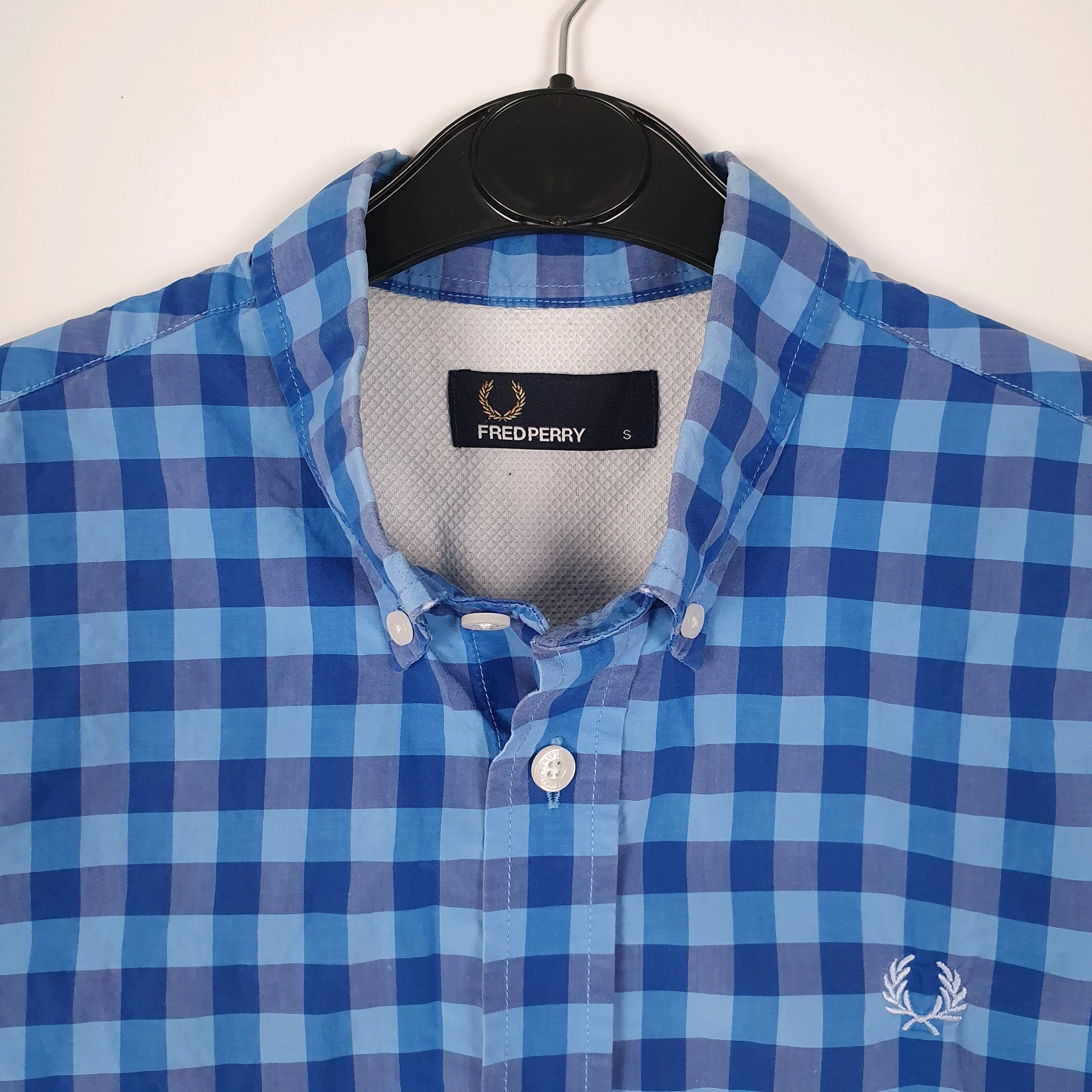 Mens Blue Fred Perry   Shirt