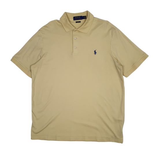Mens Yellow Polo Ralph Lauren  Short Sleeve Polo Shirt