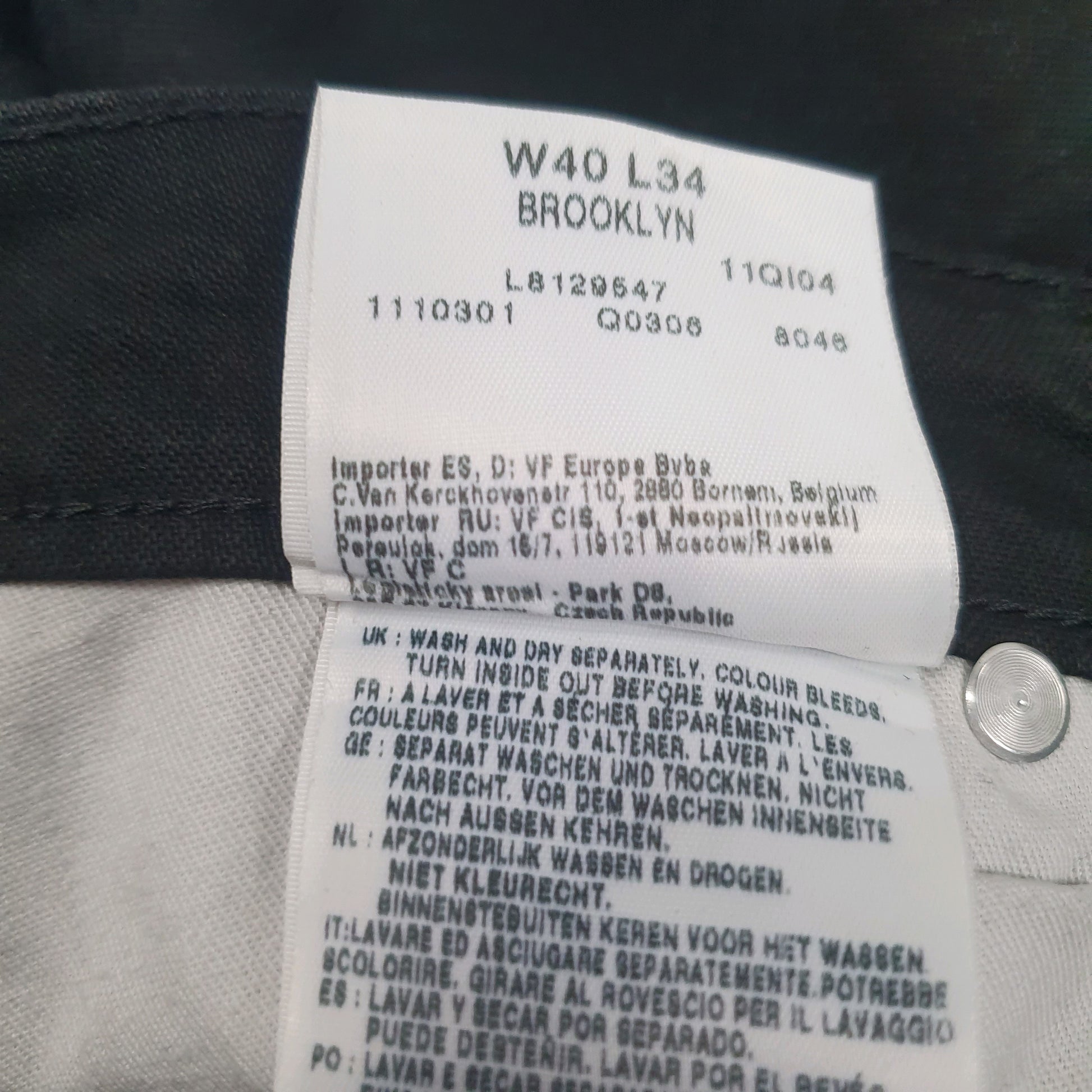 Mens Black Lee   Jeans