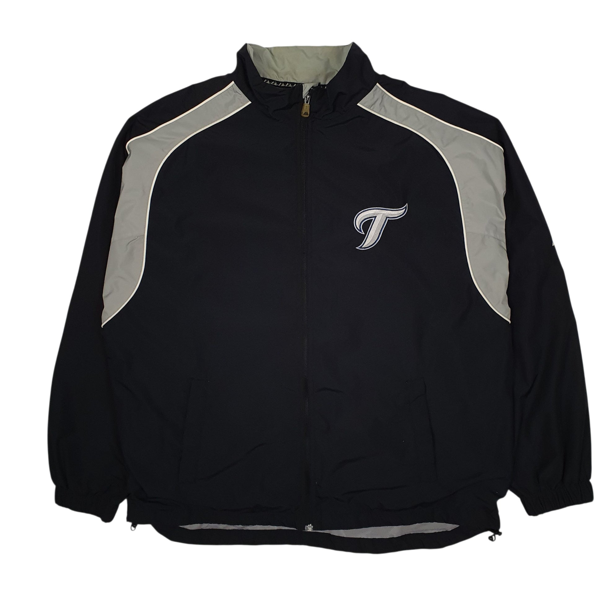 Mens Black Majestic Toronto Blue Jays MLB Baseball  Coat