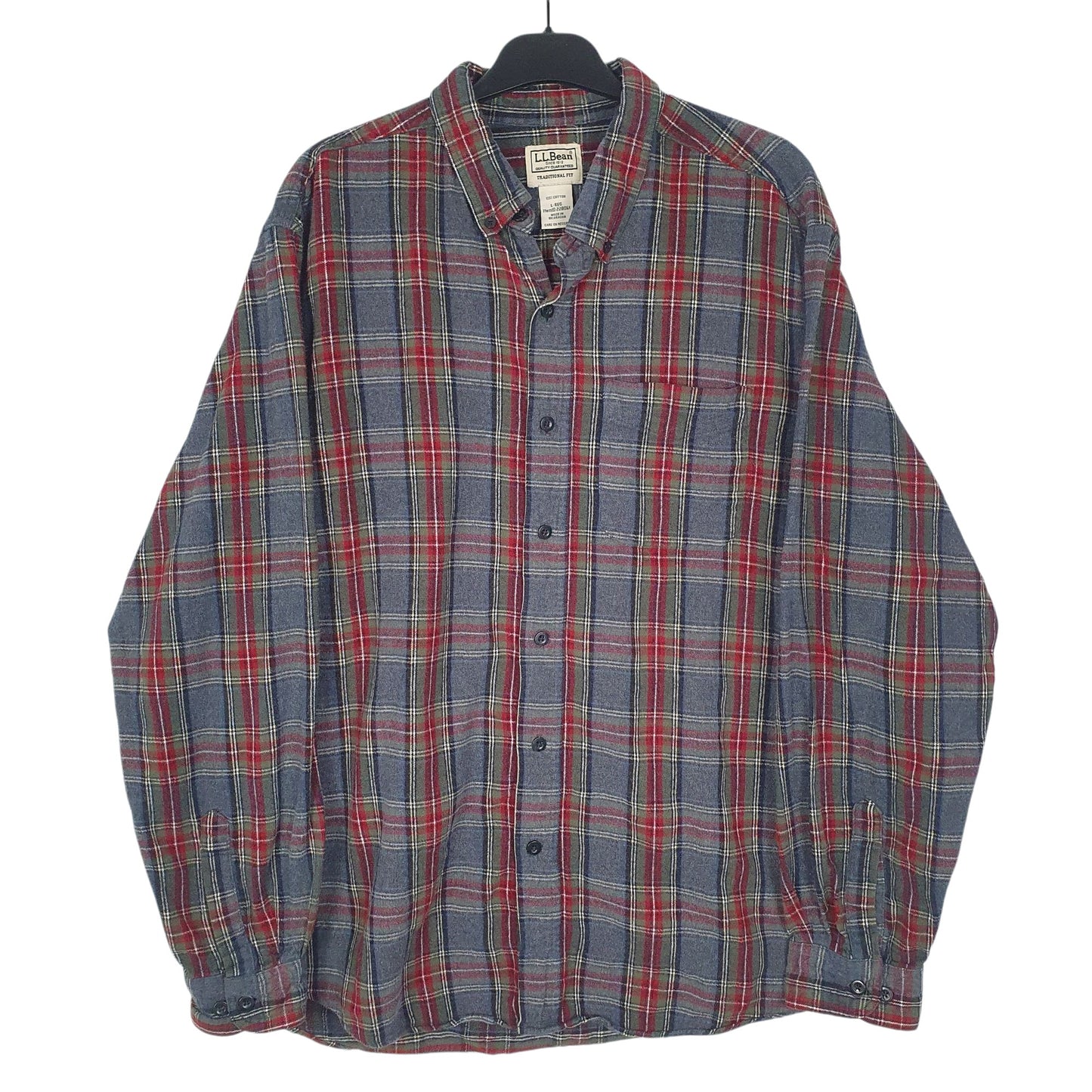 Mens Grey L.L.Bean  Long Sleeve Shirt