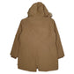 Womens Beige Levis Fur Lined Hooded  Coat