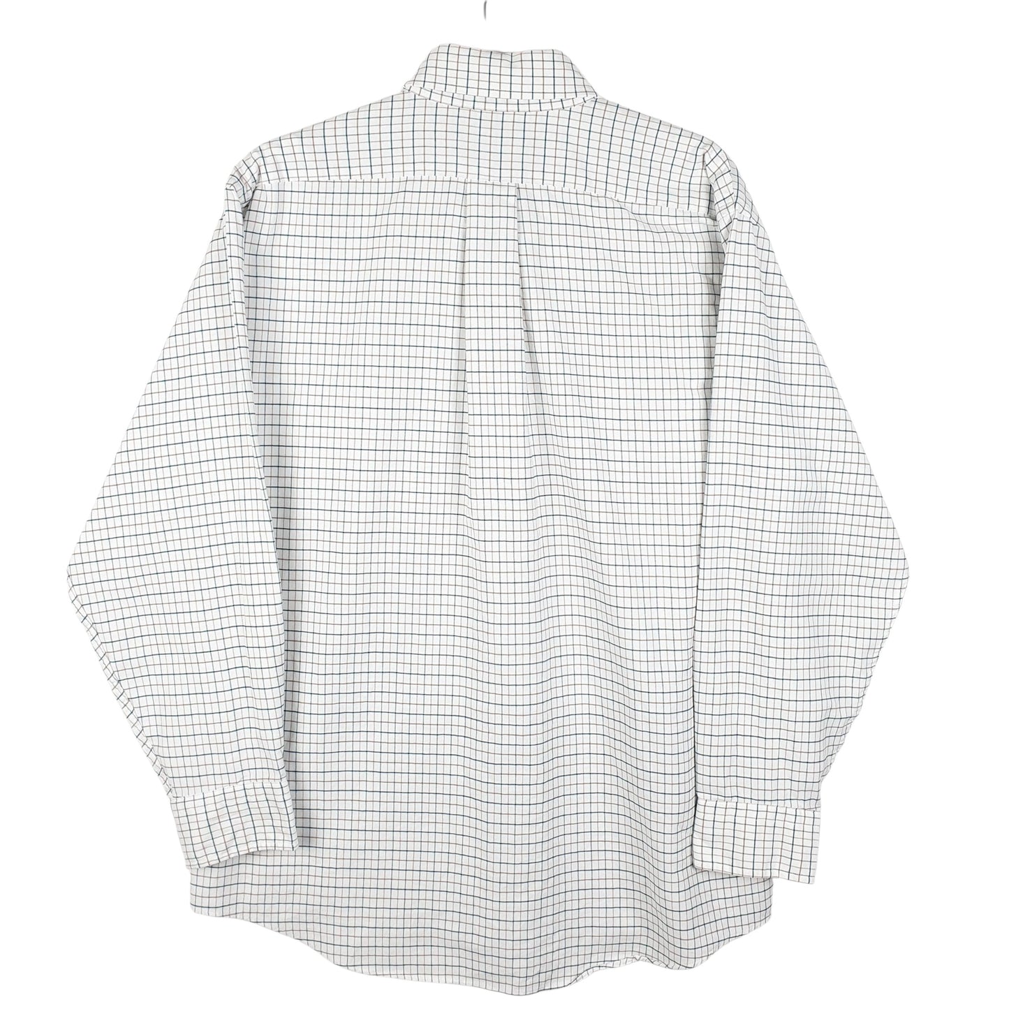 Mens White L.L.Bean Vintage 90s Made In USA  Shirt