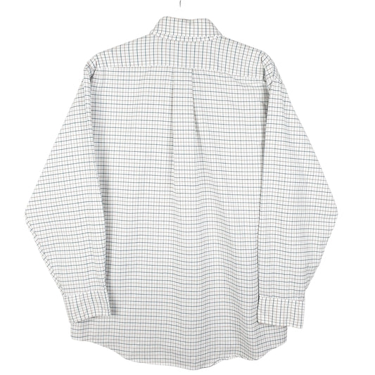 Mens White L.L.Bean Vintage 90s Made In USA  Shirt