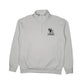 Mens White Champion Southeastern Oklahoma University Quarter Zip Jumper