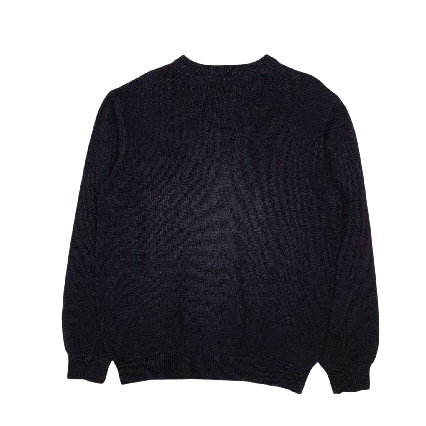 Mens Black Tommy Hilfiger  Crewneck Jumper