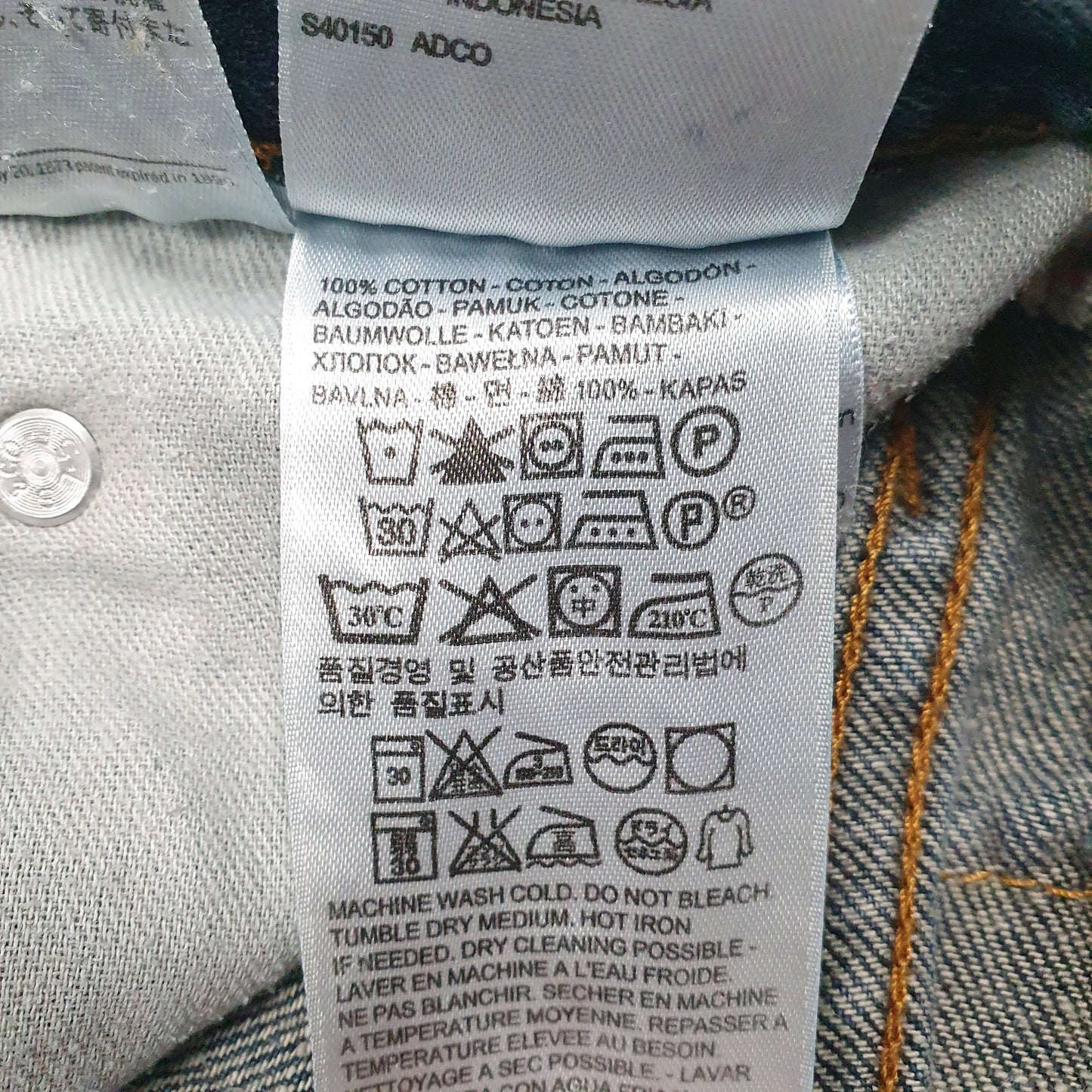 Mens Blue Levis   Jeans